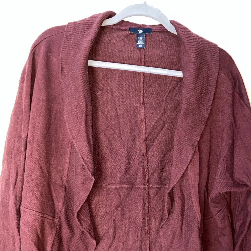 Gap Maroon Cardigan